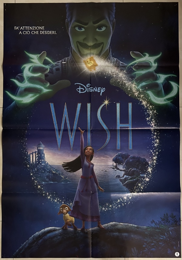 Poster locandina Wish 100x140 ORIGINALE da cinema di Chris Buck, Fawn Veerasunthorn