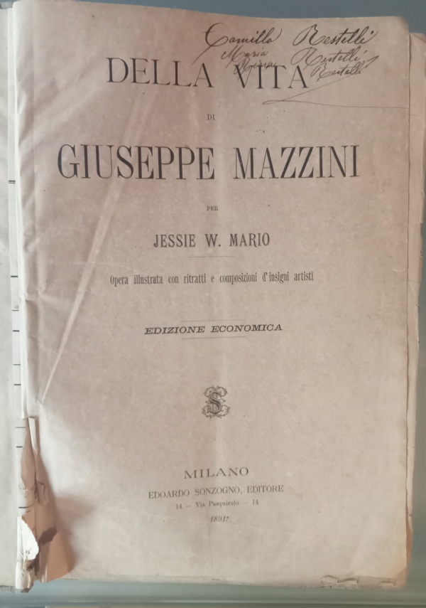 Della vita di Giuseppe Mazzini di 