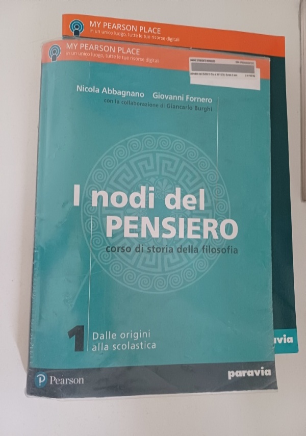 I nodi del pensiero. Corso di storia della filosofia. Volume 1. Dalle origini alla scolastica di 