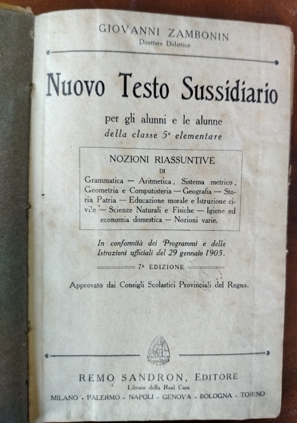 ITALIA NOSTRA - Antologia patriottica del primo e del secondo Risorgimento di 