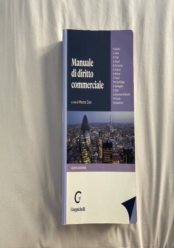 Diritto commerciale I- diritto dellimpresa di 