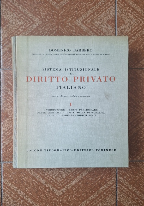 Sistema Istituzionale del diritto privato italiano - vol.2 di 