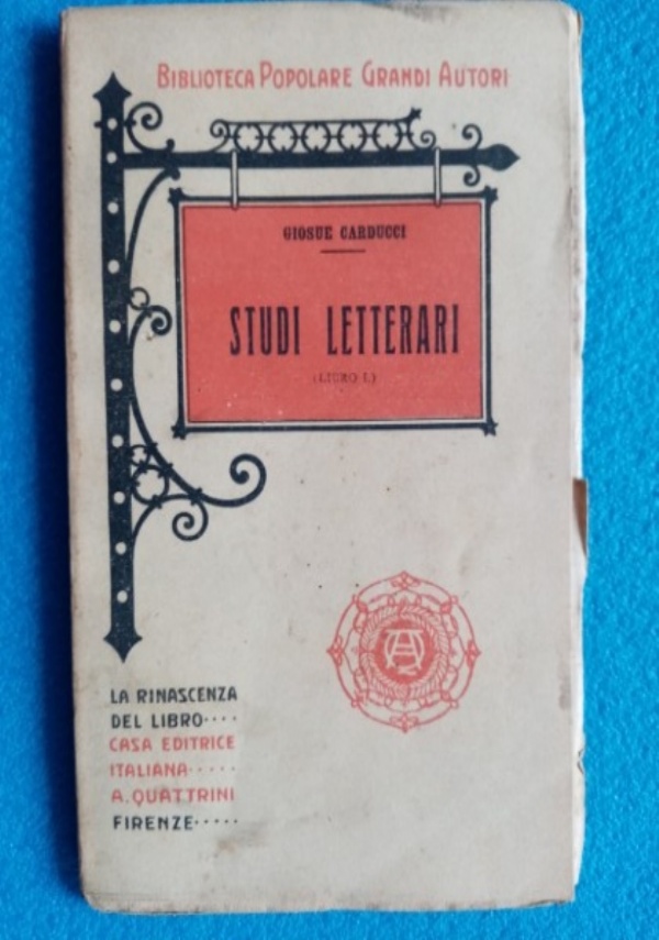 STUDI LETTERARI (libro II) di 