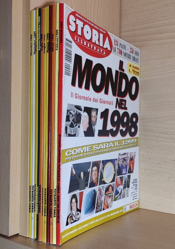 STORIA ILLUSTRATA 2000 n. 1  IL MONDO NEL 1999 (Numero Collezione)  CAROLINA di Monaco  CORRADO Mantoni  Maurice GREENE  John John KENNEDY  KOSOVO  DALAI LAMA  Sabrina FERILLI  ⭐COME NUOVO⭐ di 