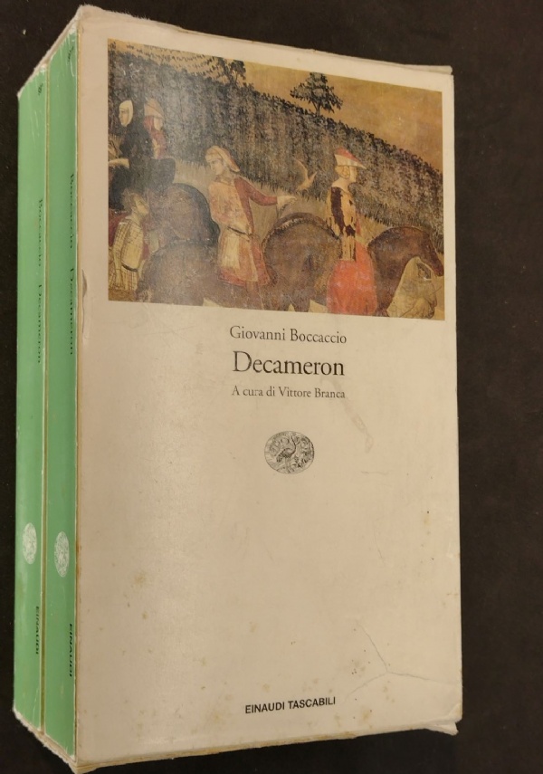 BOCCACCIO - DECAMERON - A CURA DI VITTORE BRANCA - 2 VOLUMI COFANETTO E.T. EINAUDI 1992 di GIOVANNI BOCCACCIO