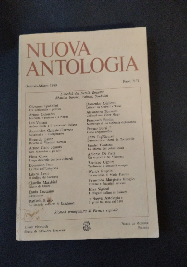 Nuova antologia. Gennaio - Marzo 1981 di 