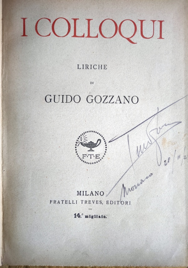 I COLLOQUI di GUIDO GOZZANO