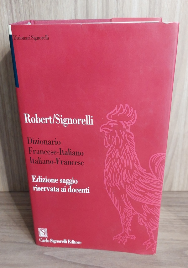 Vocabolario francese A. Caricati del 1932 Italiano-Francese / Francese-ltaliano di 